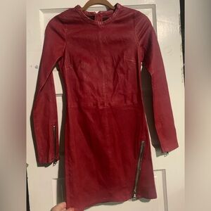 NWOT RtA 100% lamb leather lipstick red. Perfect condition.